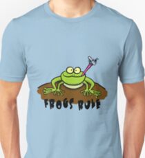 Cool frog cartoon design Unisex T-Shirt