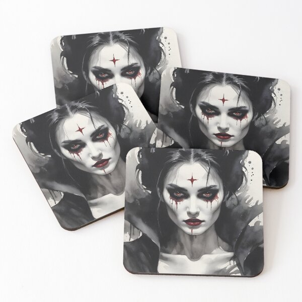 Item preview, Sumi-e Vampiress designed and sold by DarkJuliettes.