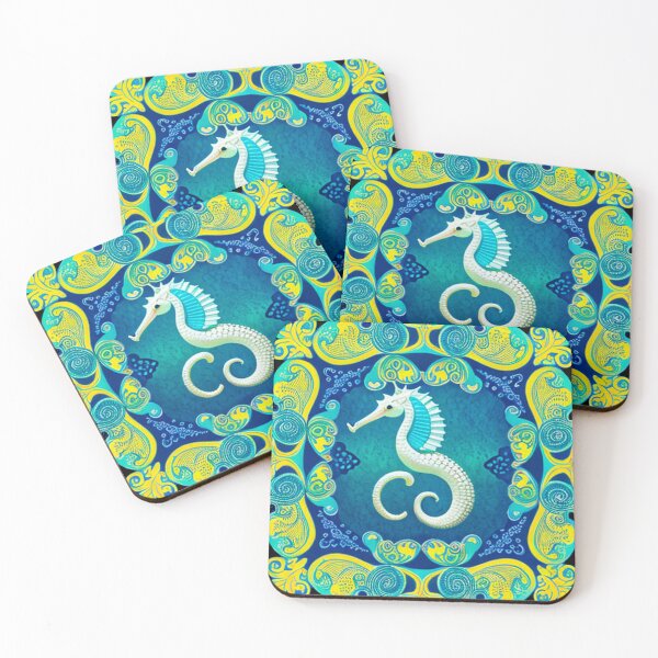Item preview, seahorse pattern designed and sold by PatronesKawai.