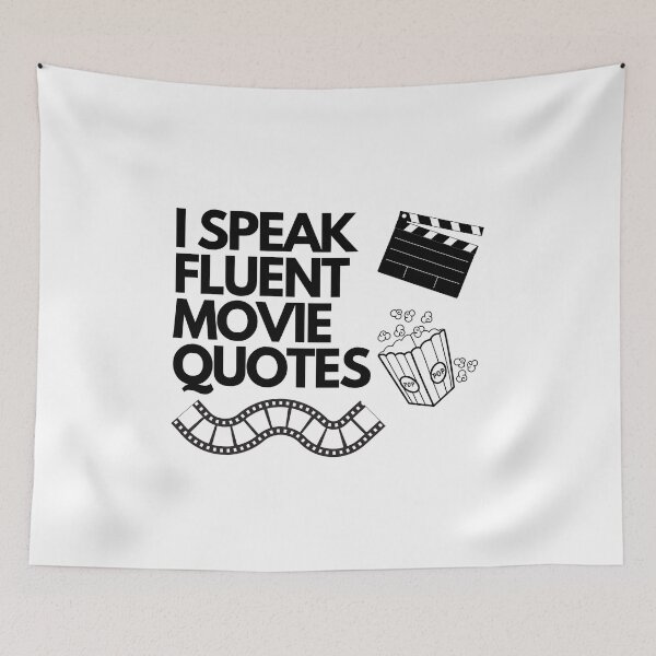 Item preview, I Speak Fluent Movie Quotes | Movies | Movie | Funny designed and sold by ShopCoolStop.