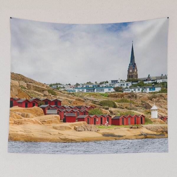Item preview, Beach Huts in Lysekil Sweden designed and sold by Martyn R Arnold Fine Art Nature & Landscape Photography.