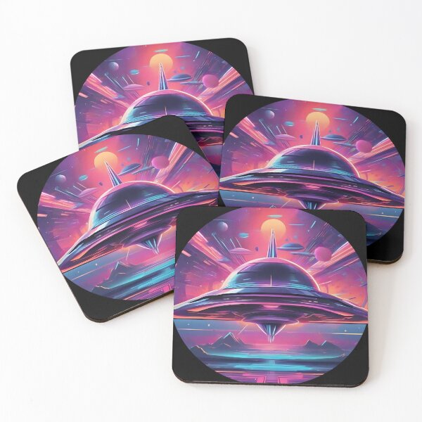 Item preview, Psychedelic Celestial Cruise: 90s U.F.O. Odyssey designed and sold by WAUZ.