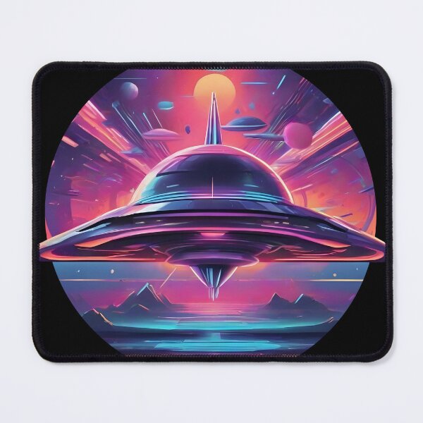 Item preview, Psychedelic Celestial Cruise: 90s U.F.O. Odyssey designed and sold by WAUZ.