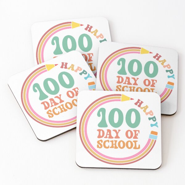 Item preview, Happy 100 Days Of School Retro Pencil Circle  designed and sold by Smix Pixels.