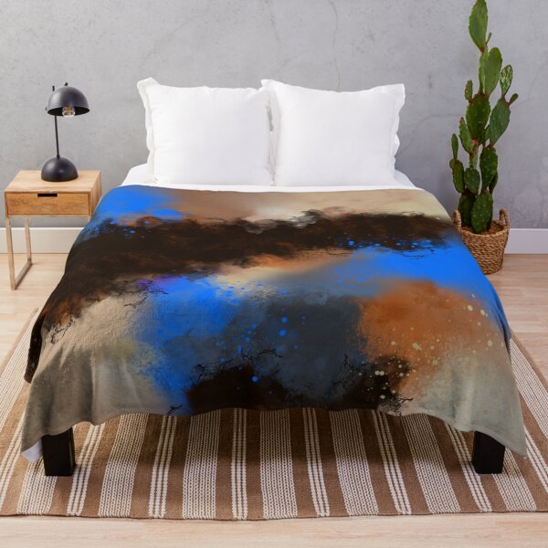 Item preview, Toning It Down - Earth Tone Blue Abstract designed and sold by Joey Santiago.