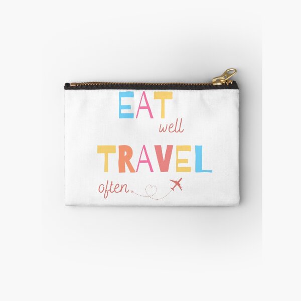 Item preview, Eat Well, Travel Often designed and sold by Inspirely.