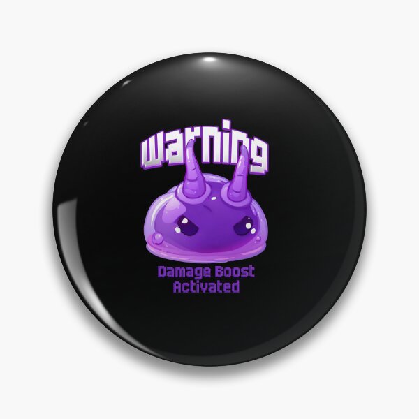 Item preview, Warning - Damage Boost Activated - Bedwars Design (Noelle) designed and sold by TyxShop.
