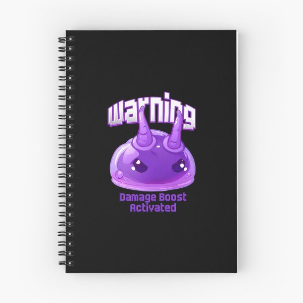 Item preview, Warning - Damage Boost Activated - Bedwars Design (Noelle) designed and sold by TyxShop.