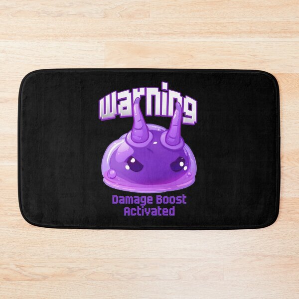 Item preview, Warning - Damage Boost Activated - Bedwars Design (Noelle) designed and sold by TyxShop.