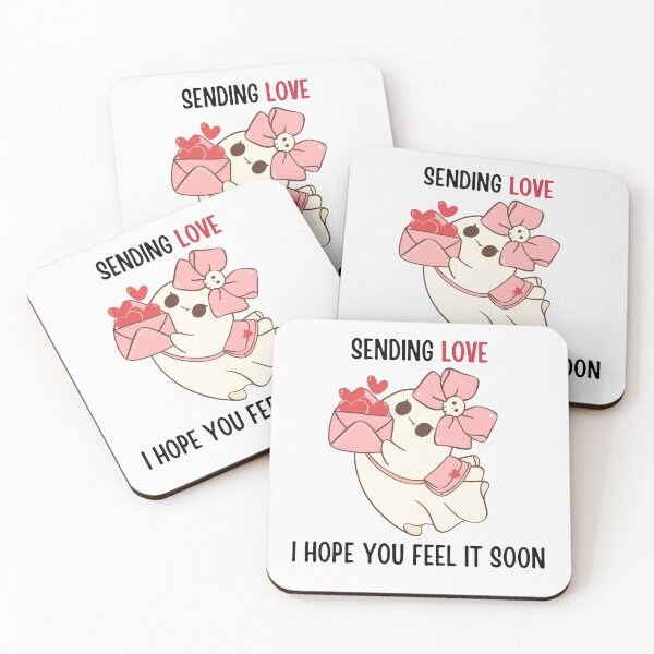 Item preview, Sending love, i hope you feel it soon | valentine's day quotes designed and sold by PurpleWay.