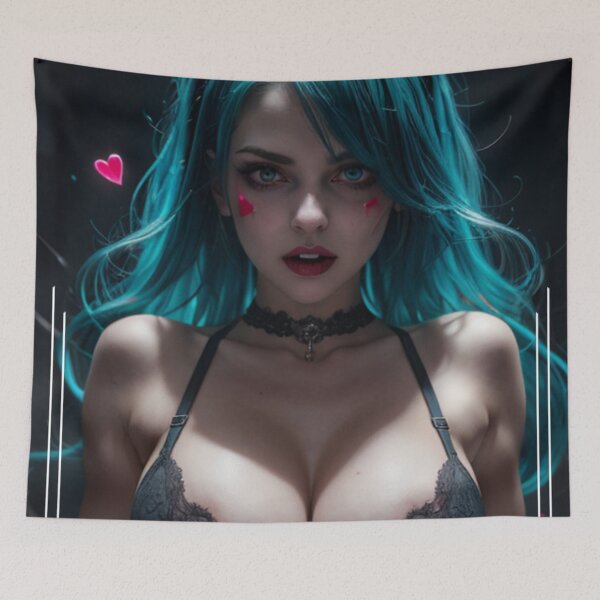 Item preview, Teal Whispers: The Enigmatic Allure of Innocence designed and sold by TerraTartarus.