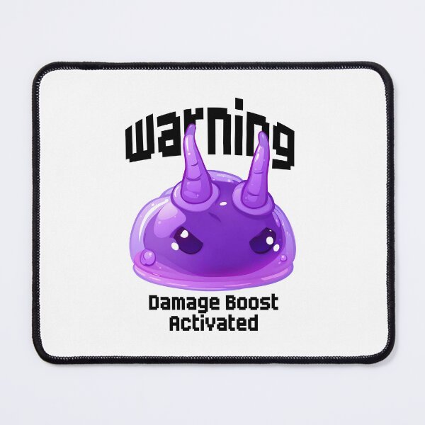 Item preview, Warning - Damage Boost Activated - Noelle - Bedwars Design (Black) designed and sold by TyxShop.