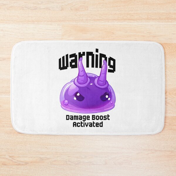 Item preview, Warning - Damage Boost Activated - Noelle - Bedwars Design (Black) designed and sold by TyxShop.
