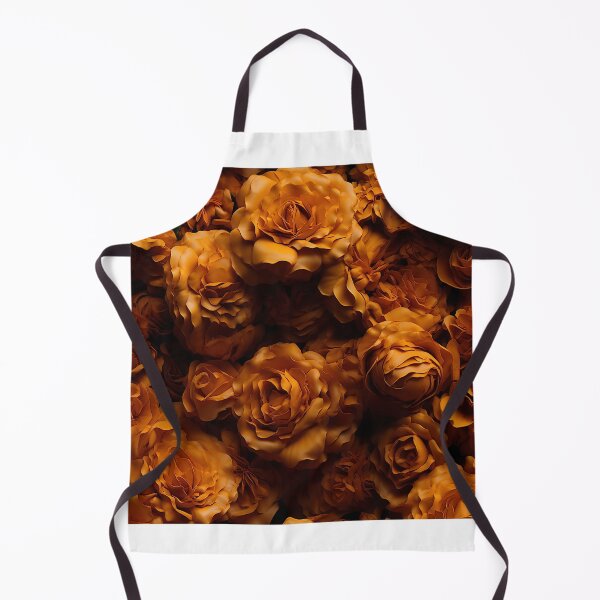 Item preview, Marigold Tile 23: Sun-Kissed Ruffles in a Field of Golden Fire Leafy Thrones designed and sold by TheBrainArt.