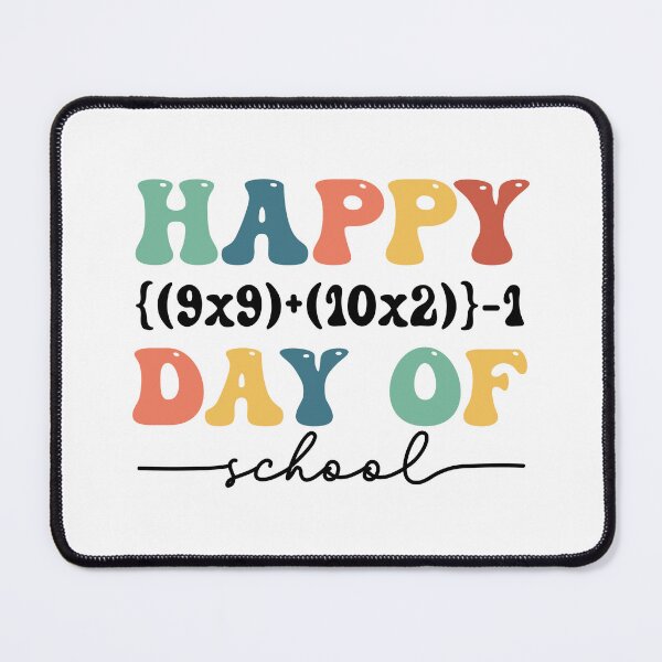 Item preview, Happy 100 Days Of School Equation - Retro Groovy designed and sold by Smix Pixels.
