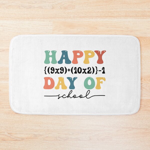 Item preview, Happy 100 Days Of School Equation - Retro Groovy   designed and sold by Smix Pixels.