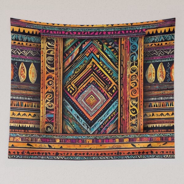 Item preview, Painted abstract tribal pattern. 5 designed and sold by SweetRossel.
