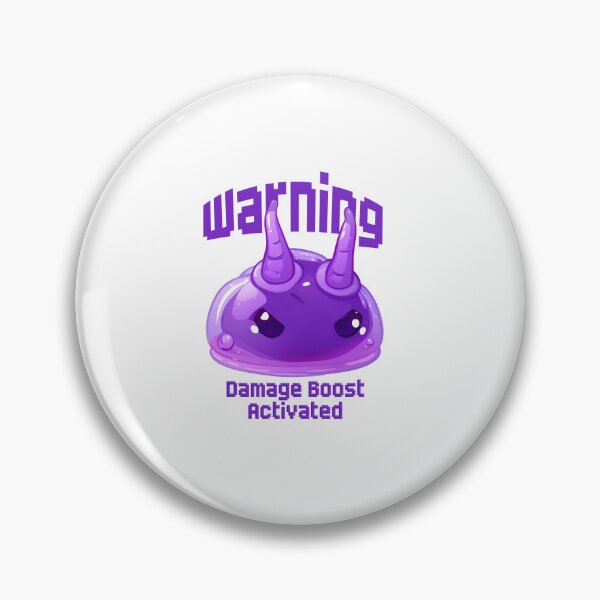 Item preview, Warning - Damage Boost Activated - Noelle - Bedwars Design (Purple) designed and sold by TyxShop.