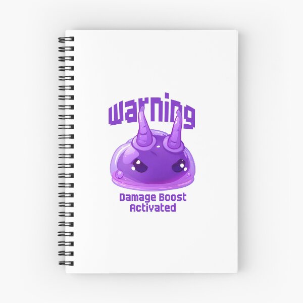Item preview, Warning - Damage Boost Activated - Noelle - Bedwars Design (Purple) designed and sold by TyxShop.