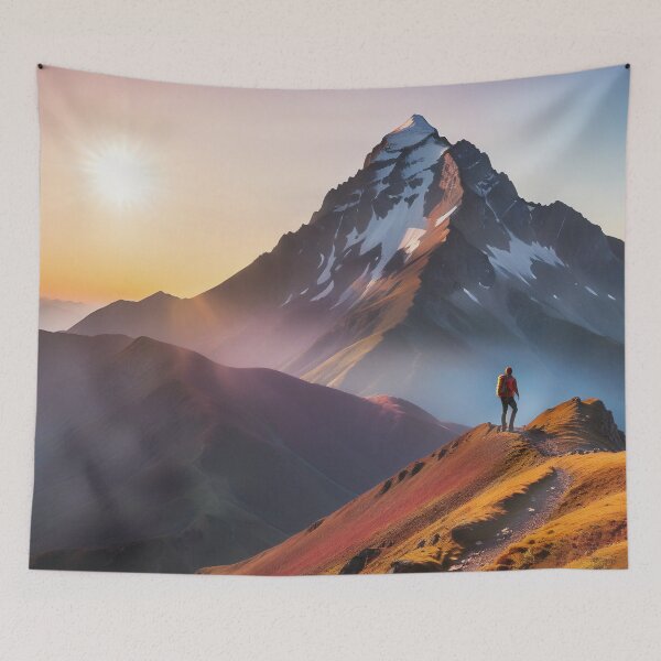 Item preview, Summit Sunset: Powerful Peak, Inspiring Views designed and sold by PanoramaPrints.