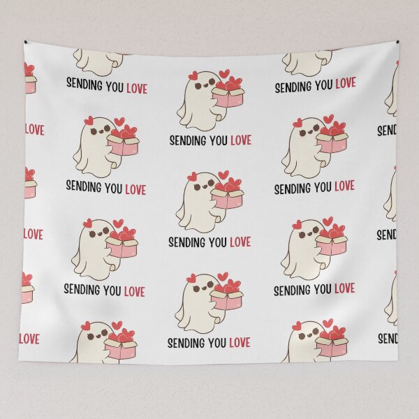 Item preview, Sending love | happy valentine's day quotes designed and sold by PurpleWay.