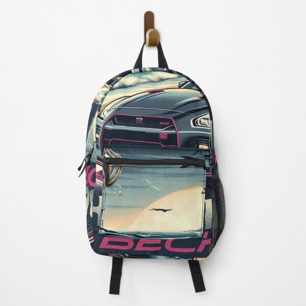 Item preview, Nissan GTR r35 en la playa designed and sold by GearGrab.