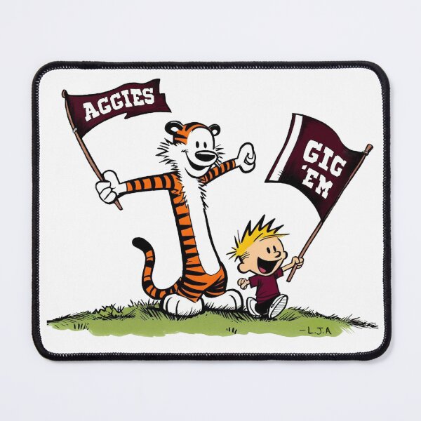 Item preview, Calvin and Hobbes Aggie Fans designed and sold by logan-creates.