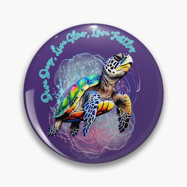 Item preview, Diver Deep, Live Slow, Love Turtles designed and sold by DarlingsTees.