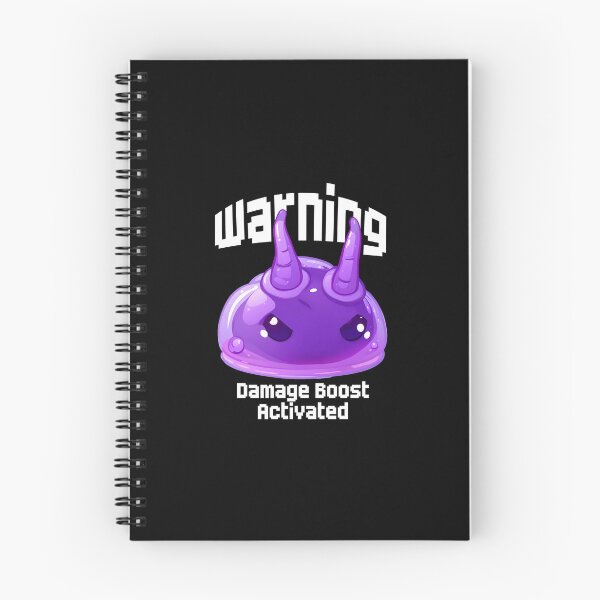 Item preview, Warning - Damage Boost Activated - Noelle - Bedwars Design (White) designed and sold by TyxShop.