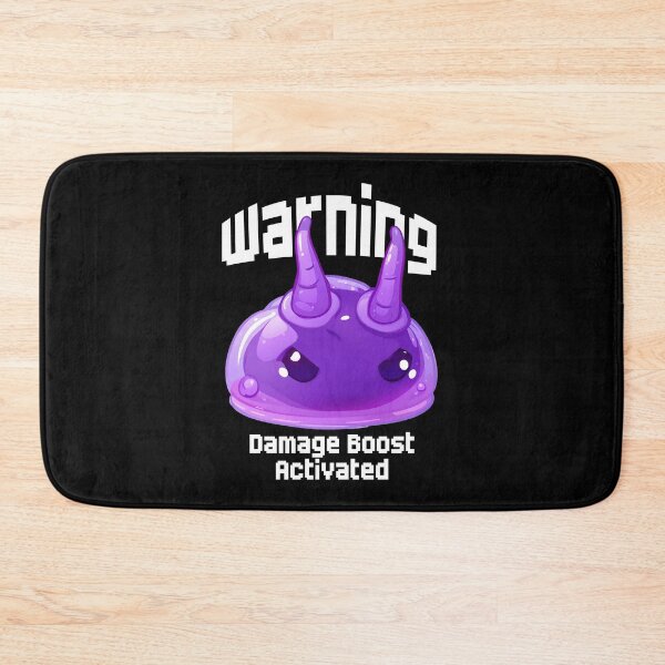 Item preview, Warning - Damage Boost Activated - Noelle - Bedwars Design (White) designed and sold by TyxShop.