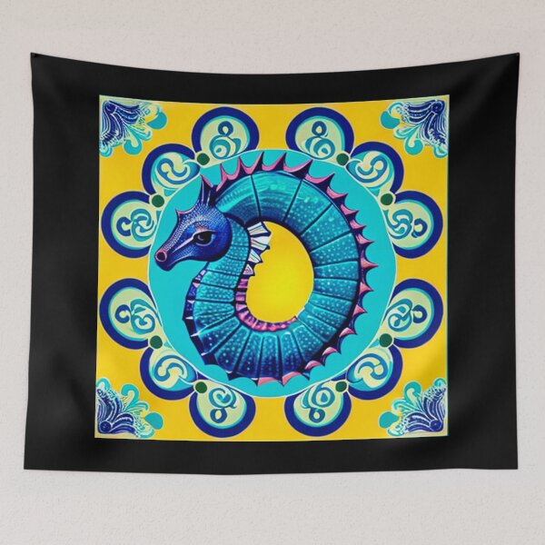 Item preview, Seahorse pattern designed and sold by PatronesKawai.