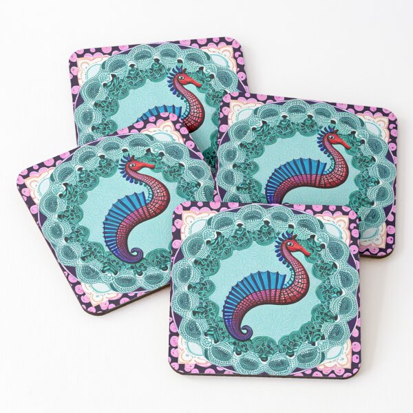 Item preview, Seahorse pattern designed and sold by PatronesKawai.