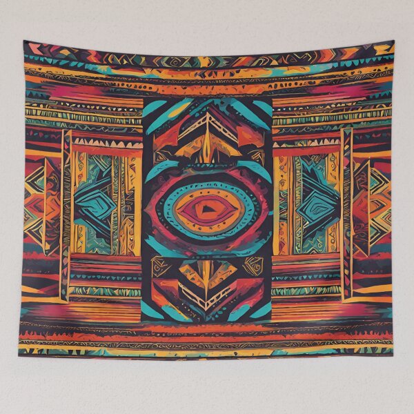 Item preview, Painted abstract tribal pattern 2 designed and sold by SweetRossel.
