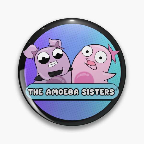Amoeba Sisters Logo Pin