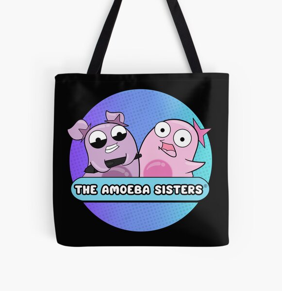 Amoeba Sisters Logo All Over Print Tote Bag