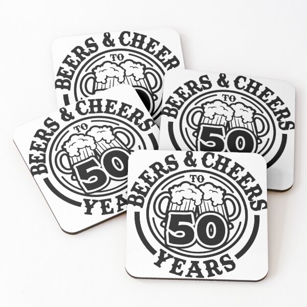 Item preview, 50 years Beers and Cheers Birthday designed and sold by Flocking-fab.