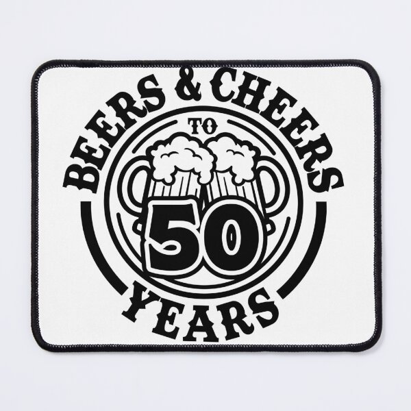 Item preview, 50 years Beers and Cheers Birthday designed and sold by Flocking-fab.