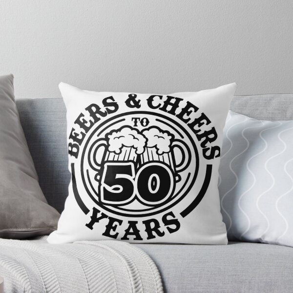 Item preview, 50 years Beers and Cheers Birthday designed and sold by Flocking-fab.