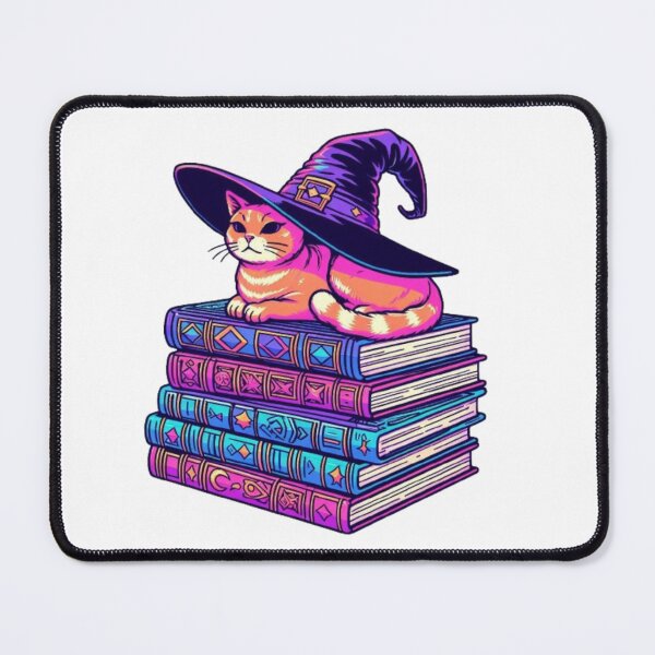 Item preview, Orange magical witch cat designed and sold by DakaPixelArt.