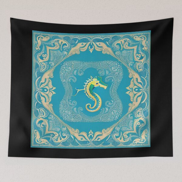 Item preview, Seahorse pattern designed and sold by PatronesKawai.
