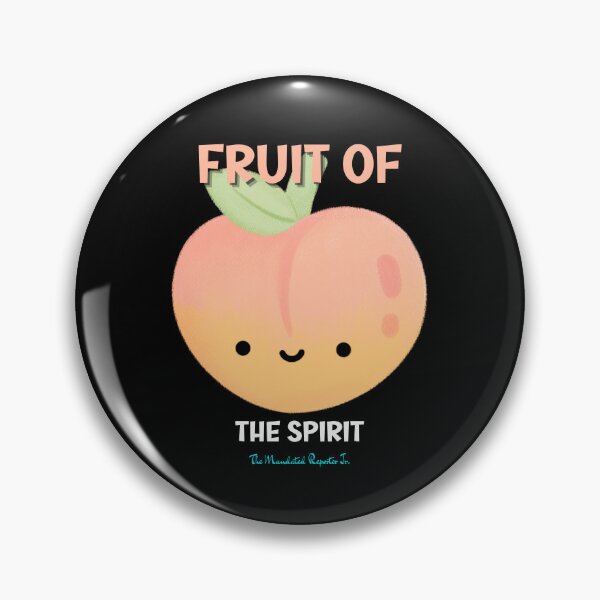 Item preview, The Fruit of The Spirit - Peach Black designed and sold by TheReporter1.