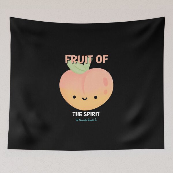 Item preview, The Fruit of The Spirit - Peach Black designed and sold by TheReporter1.