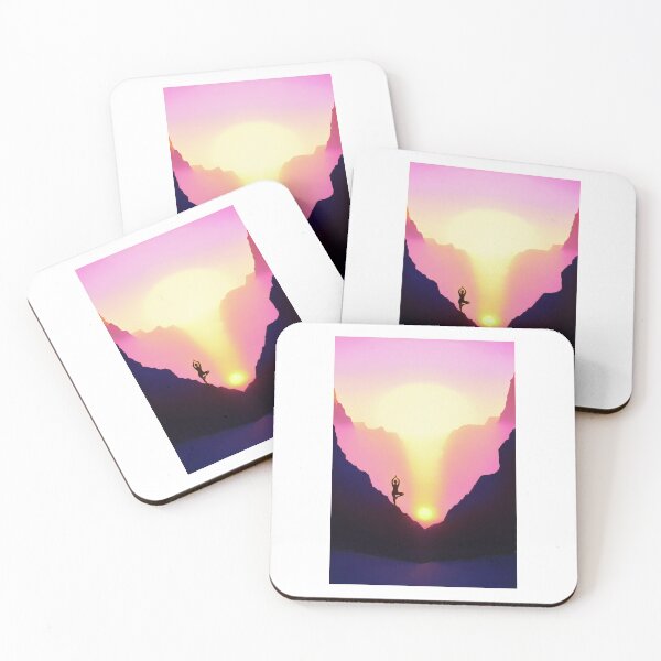 Item preview, Sunset Yoga Serenity: Grounded Bliss in Nature's Embrace designed and sold by PanoramaPrints.