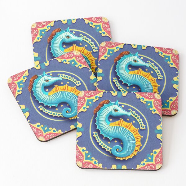 Item preview, Seahorse pattern designed and sold by PatronesKawai.