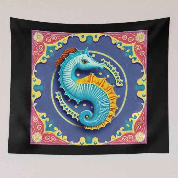 Item preview, Seahorse pattern designed and sold by PatronesKawai.