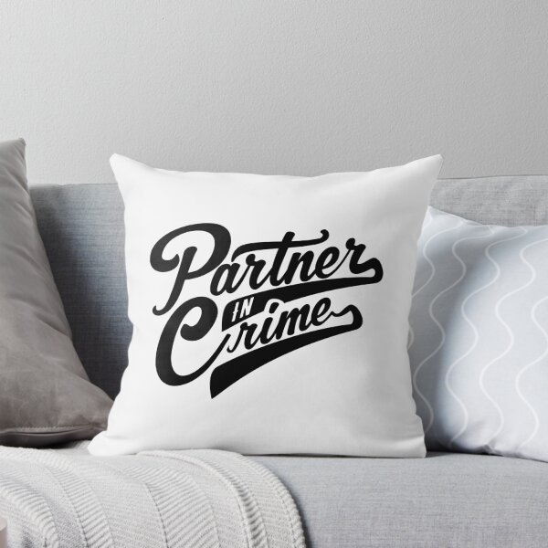 Partners In Crime, Gift For Couple, Personalized Pillow, Funny