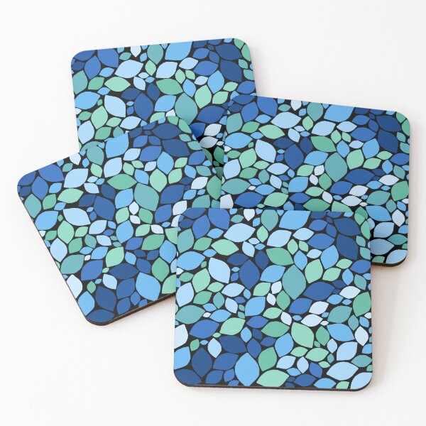 Item preview, Bluish and turquoise stones eye-shape theme designed and sold by EMMonovi.
