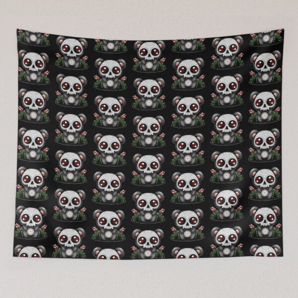 Item preview, Halloween cute panda skull designed and sold by Drawersofdraw.