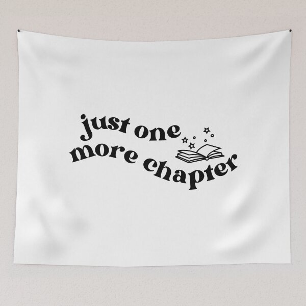 Item preview, Just One More Chapter designed and sold by BookishHaven.