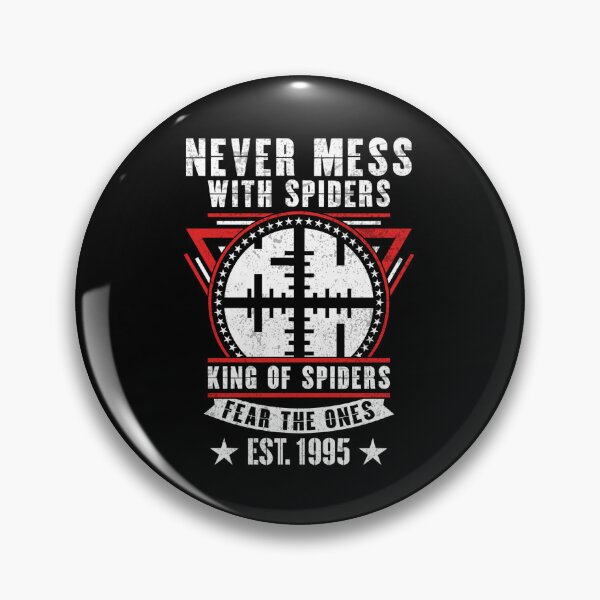 Item preview, Red Kumo Bull's Eye Triangle Never Mess With Spiders Logo designed and sold by KumosBrand.